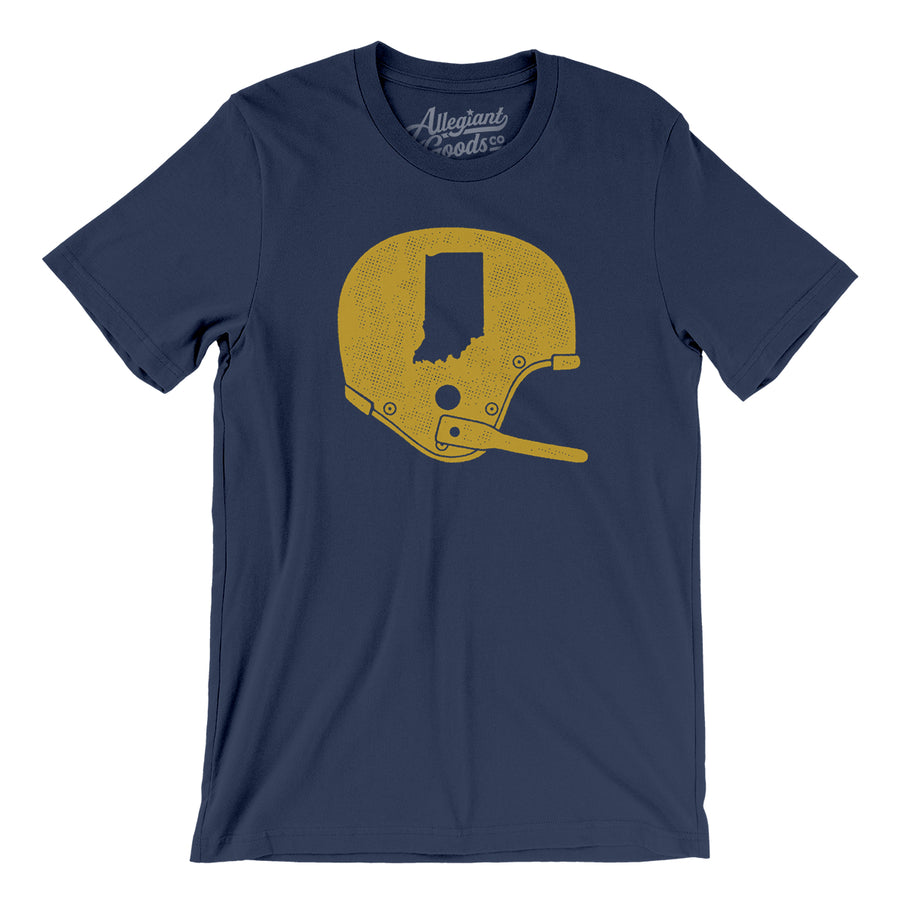 Indiana Vintage Football Helmet Men/Unisex T-Shirt - Allegiant Goods Co.