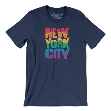 New York City Pride Men/Unisex T-Shirt-Allegiant Goods Co. Vintage Sports Apparel