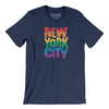 New York City Pride Men/Unisex T-Shirt-Navy-Allegiant Goods Co. Vintage Sports Apparel