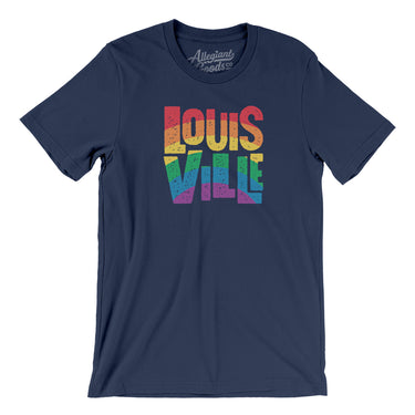 Louisville Kentucky Pride Men/Unisex T-Shirt-Allegiant Goods Co. Vintage Sports Apparel