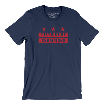 District Of Champions Men/Unisex T-Shirt-Navy-Allegiant Goods Co. Vintage Sports Apparel