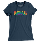 Miami Florida Pride Women's T-Shirt-Allegiant Goods Co. Vintage Sports Apparel