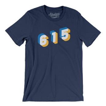 Nashville 615 Area Code Men/Unisex T-Shirt-Allegiant Goods Co. Vintage Sports Apparel