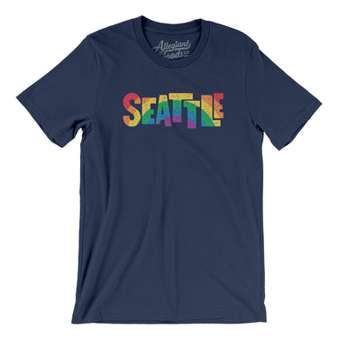 Seattle Washington Pride Men/Unisex T-Shirt-Allegiant Goods Co. Vintage Sports Apparel