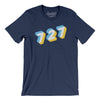 St. Petersburg 727 Area Code Men/Unisex T-Shirt-Navy-Allegiant Goods Co. Vintage Sports Apparel