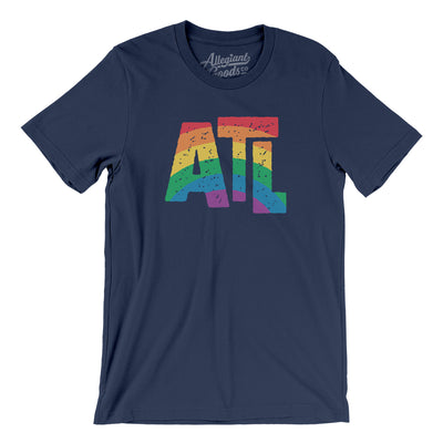 Atlanta Georgia Pride Men/Unisex T-Shirt-Navy-Allegiant Goods Co. Vintage Sports Apparel