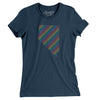 Nevada Pride State Women's T-Shirt-Navy-Allegiant Goods Co. Vintage Sports Apparel