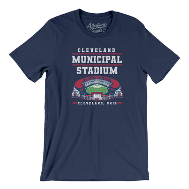 Cleveland Municipal Stadium Men/Unisex T-Shirt-Allegiant Goods Co. Vintage Sports Apparel