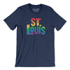 St. Louis Missouri Pride Men/Unisex T-Shirt-Navy-Allegiant Goods Co. Vintage Sports Apparel