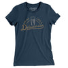 Drink Like a Delawarean Women's T-Shirt-Navy-Allegiant Goods Co. Vintage Sports Apparel