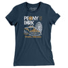 Peony Park Amusement Park Women's T-Shirt-Navy-Allegiant Goods Co. Vintage Sports Apparel