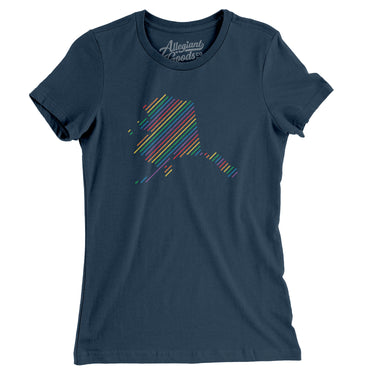 Alaska Pride State Women's T-Shirt-Allegiant Goods Co. Vintage Sports Apparel