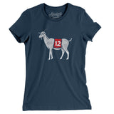 #12 GOAT Women's T-Shirt-Allegiant Goods Co. Vintage Sports Apparel