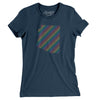 Arizona Pride State Women's T-Shirt-Navy-Allegiant Goods Co. Vintage Sports Apparel