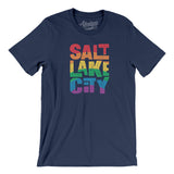 Salt Lake City Pride Men/Unisex T-Shirt-Allegiant Goods Co. Vintage Sports Apparel