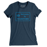 Welcome To Poundtown Women's T-Shirt-Allegiant Goods Co. Vintage Sports Apparel
