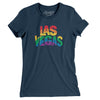 Las Vegas Nevada Pride Women's T-Shirt-Navy-Allegiant Goods Co. Vintage Sports Apparel