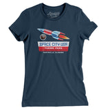 Space City USA Amusement Park Women's T-Shirt-Allegiant Goods Co. Vintage Sports Apparel