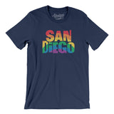 San Diego California Pride Men/Unisex T-Shirt-Allegiant Goods Co. Vintage Sports Apparel