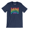 Memphis Tennessee Pride Men/Unisex T-Shirt-Navy-Allegiant Goods Co. Vintage Sports Apparel