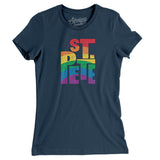 St. Petersburg Florida Pride Women's T-Shirt-Allegiant Goods Co. Vintage Sports Apparel