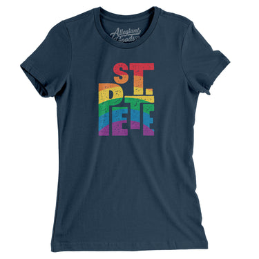 St. Petersburg Florida Pride Women's T-Shirt-Allegiant Goods Co. Vintage Sports Apparel