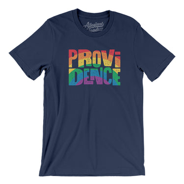 Providence Rhode Island Pride Men/Unisex T-Shirt-Allegiant Goods Co. Vintage Sports Apparel