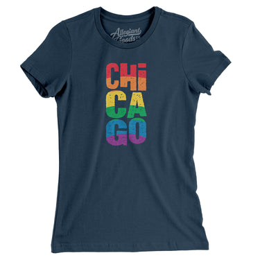 Chicago Illinois Pride Women's T-Shirt-Allegiant Goods Co. Vintage Sports Apparel