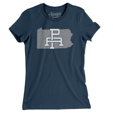 Pennsylvania Home State Women's T-Shirt-Allegiant Goods Co. Vintage Sports Apparel