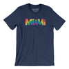 Miami Florida Pride Men/Unisex T-Shirt-Navy-Allegiant Goods Co. Vintage Sports Apparel