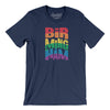 Birmingham Alabama Pride Men/Unisex T-Shirt-Navy-Allegiant Goods Co. Vintage Sports Apparel