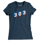 Denver 303 Area Code Women's T-Shirt-Allegiant Goods Co. Vintage Sports Apparel