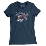 New York Saints Lacrosse Women's T-Shirt-Allegiant Goods Co. Vintage Sports Apparel