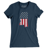 Mississippi American Flag Women's T-Shirt-Allegiant Goods Co. Vintage Sports Apparel