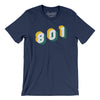 Salt Lake City 801 Area Code Men/Unisex T-Shirt-Navy-Allegiant Goods Co. Vintage Sports Apparel
