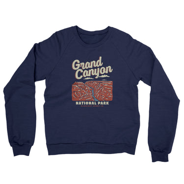 Grand Canyon National Park Midweight Crewneck Sweatshirt-Allegiant Goods Co. Vintage Sports Apparel