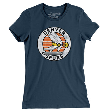 Denver Spurs Hockey Women's T-Shirt-Allegiant Goods Co. Vintage Sports Apparel