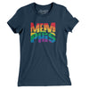 Memphis Tennessee Pride Women's T-Shirt-Navy-Allegiant Goods Co. Vintage Sports Apparel