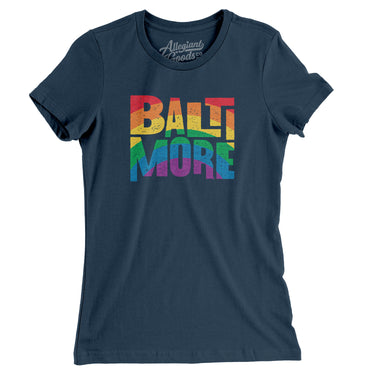 Baltimore Maryland Pride Women's T-Shirt-Allegiant Goods Co. Vintage Sports Apparel