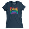 Baltimore Maryland Pride Women's T-Shirt-Navy-Allegiant Goods Co. Vintage Sports Apparel