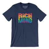 Richmond Virginia Pride Men/Unisex T-Shirt-Allegiant Goods Co. Vintage Sports Apparel
