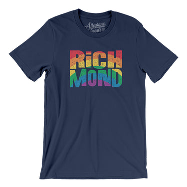 Richmond Virginia Pride Men/Unisex T-Shirt-Allegiant Goods Co. Vintage Sports Apparel