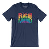 Richmond Virginia Pride Men/Unisex T-Shirt-Navy-Allegiant Goods Co. Vintage Sports Apparel