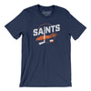 New York Saints Men/Unisex T-Shirt-Navy-Allegiant Goods Co. Vintage Sports Apparel