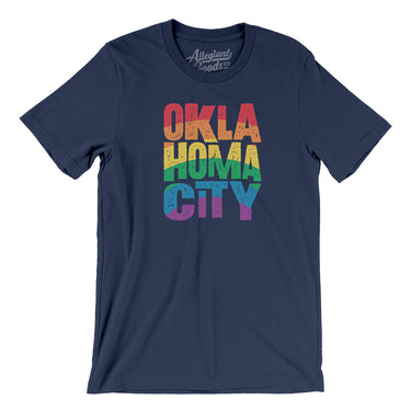 Oklahoma City Oklahoma Pride Men/Unisex T-Shirt-Allegiant Goods Co. Vintage Sports Apparel