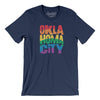 Oklahoma City Oklahoma Pride Men/Unisex T-Shirt-Navy-Allegiant Goods Co. Vintage Sports Apparel