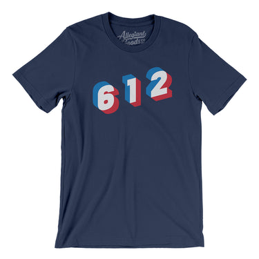 Minneapolis 612 Area Code Men/Unisex T-Shirt-Allegiant Goods Co. Vintage Sports Apparel