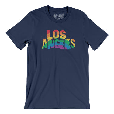 Los Angeles California Pride Men/Unisex T-Shirt-Allegiant Goods Co. Vintage Sports Apparel