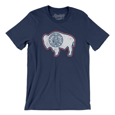 Wyoming State Flag Men/Unisex T-Shirt-Allegiant Goods Co. Vintage Sports Apparel