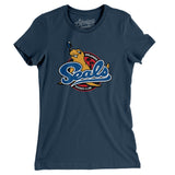 Orlando Seals Hockey Women's T-Shirt-Allegiant Goods Co. Vintage Sports Apparel